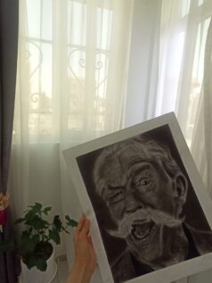تابلو سیاهقلم