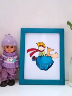 تابلو ویترای طرح شازده کوچولو