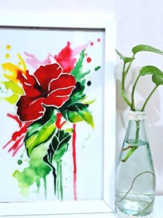تابلو ویترای آبرنگی