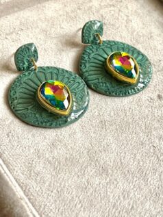 گوشواره دستساز یشم