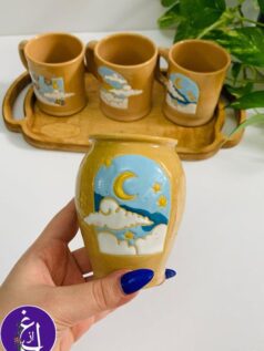 ماگ سفالی ماه