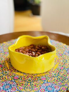 ظرف چند ضلعی پذیرایی سرامیکی