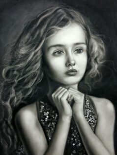 تابلو نقاشی دخترم