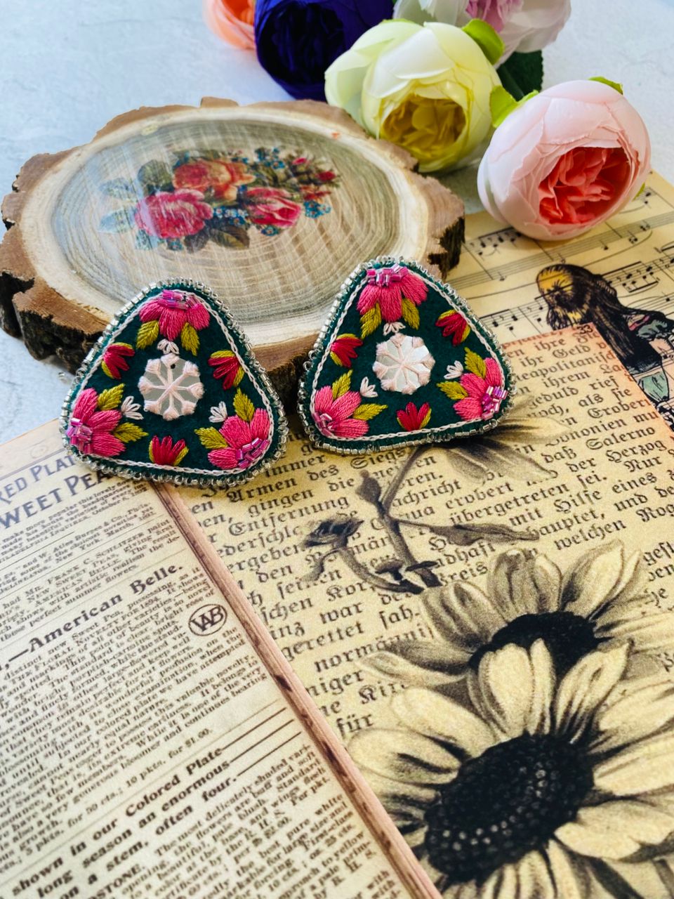 گوشواره گلدوزی شده, ما گالری گوشواره گلدوزی شده - Image 3