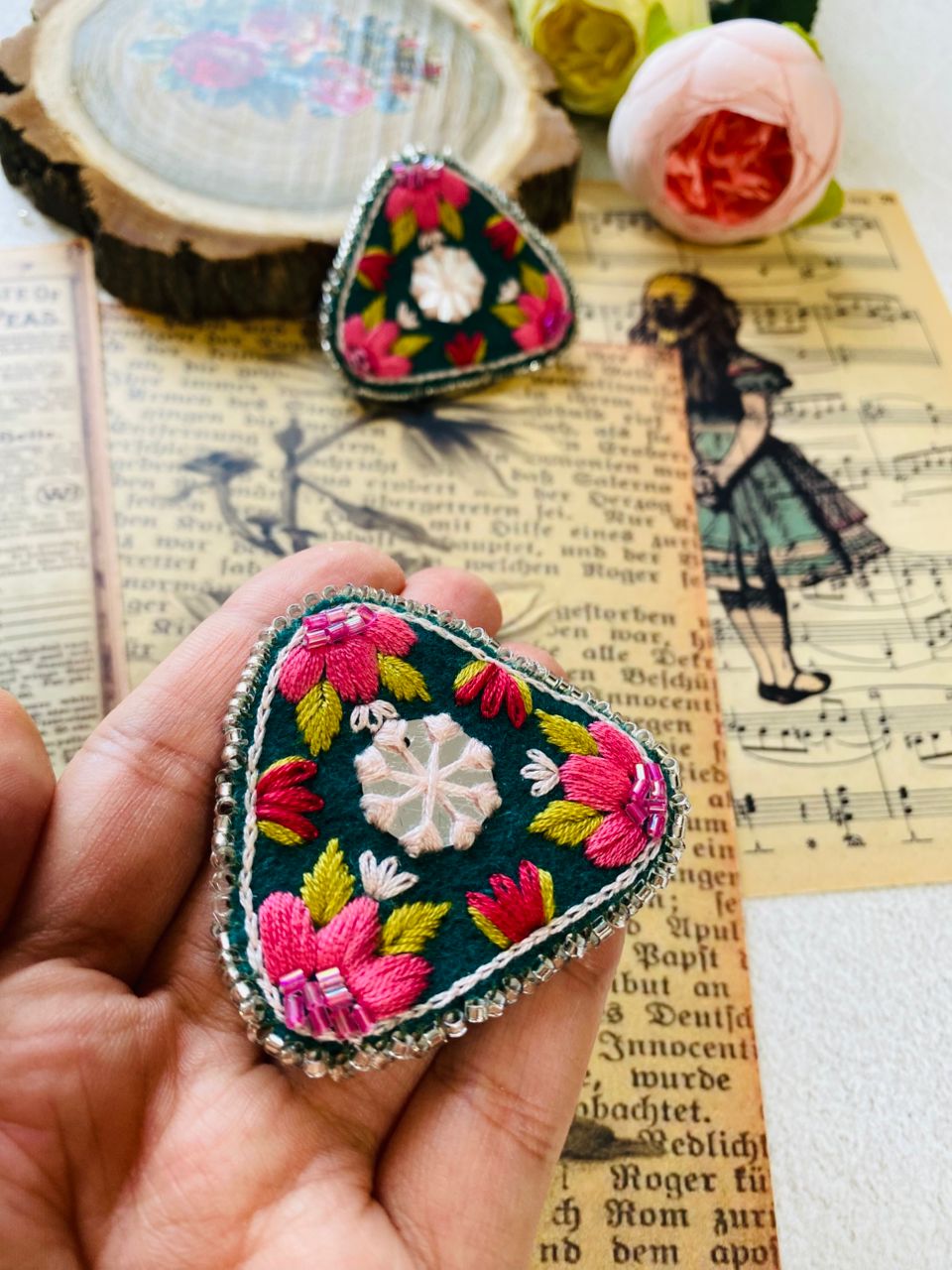 گوشواره گلدوزی شده, ما گالری گوشواره گلدوزی شده - Image 2