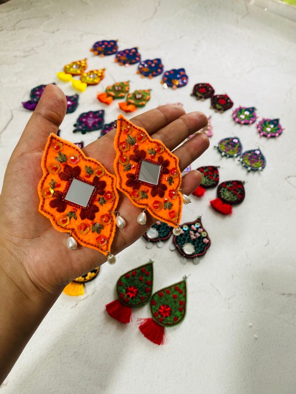 گوشواره گلدوزی شده, ما گالری گوشواره گلدوزی شده - Image 2