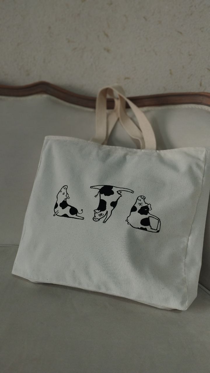 توت بگ پارچه ای کد130, ما گالری توت بگ طرح گاوی