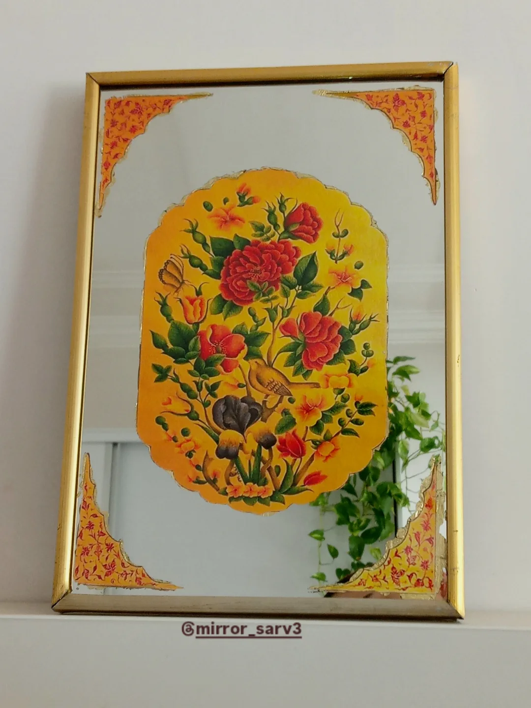 آینه دکوراتیو طرح گل و مرغ ایرانی, ما گالری آینه دکوراتیو طرح گل و مرغ ایرانی