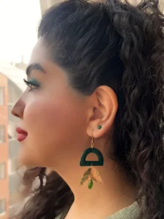 گوشواره رزینی دست ساز