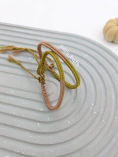 دستبند مینیمال مردانه دو رنگ