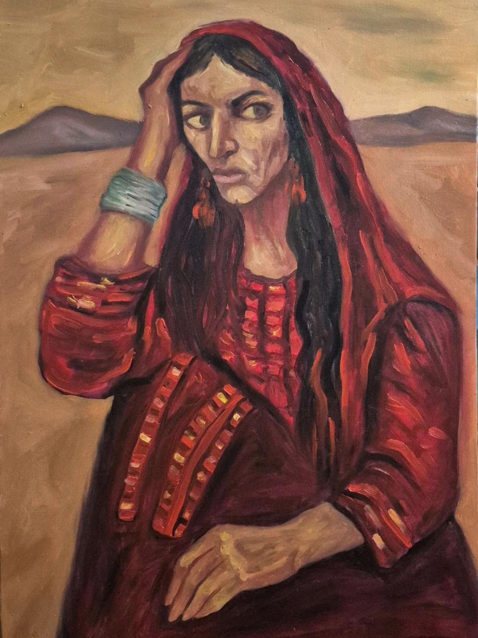 تابلو زن بلوچ, ما گالری تابلو زن بلوچ