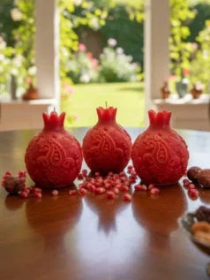 شمع انار ترمه سه بعدی