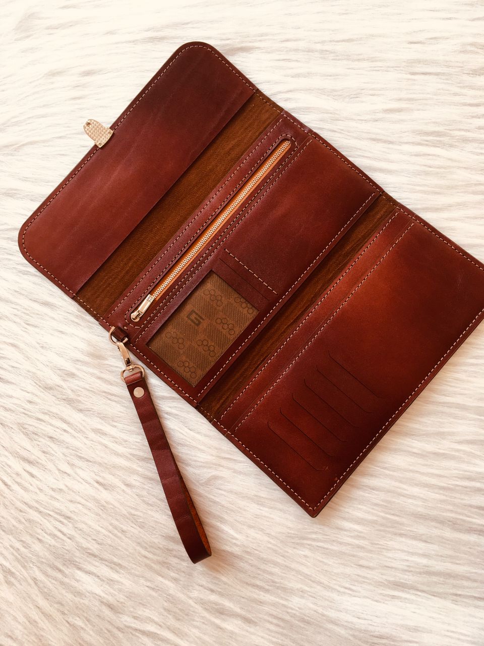 کیف دستی چرم طبیعی دستدوزکیف دسته چک, ما گالری کیف دستی چرم طبیعی دستدوزکیف دسته چک - Image 5