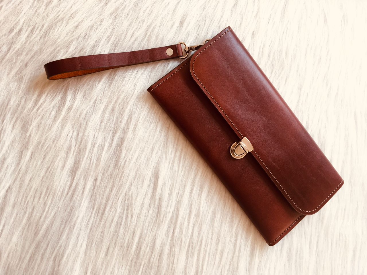کیف دستی چرم طبیعی دستدوزکیف دسته چک, ما گالری کیف دستی چرم طبیعی دستدوزکیف دسته چک - Image 2