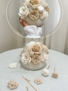 شمع مینی باکس گل