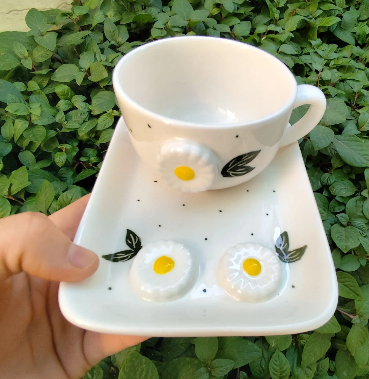 ست چایی خوری تک نفره طرح بابونه, ما گالری ست چایی خوری تک نفره طرح بابونه