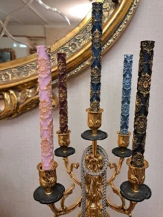 شمع قلمی گل ارا