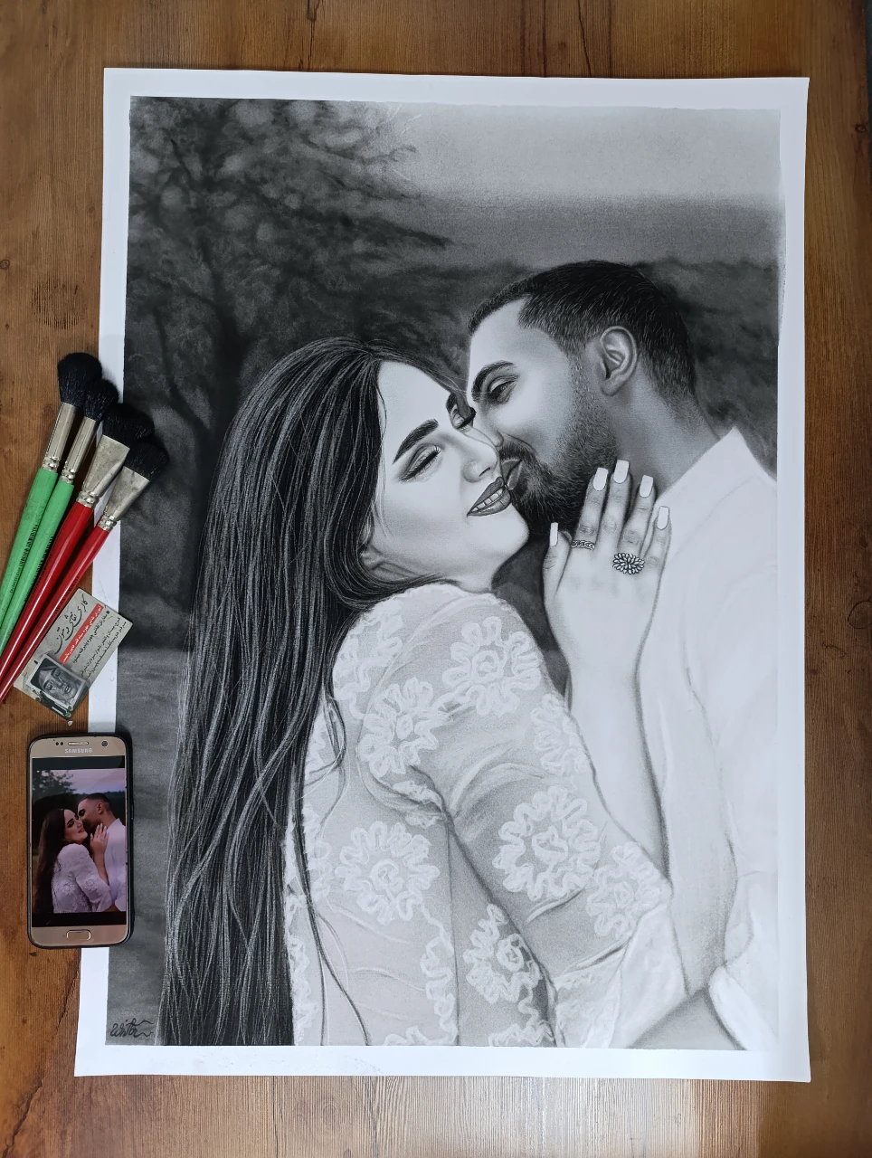 سفارش نقاشی چهره سیاه قلم, ما گالری سفارش نقاشی چهره سیاه قلم - Image 2