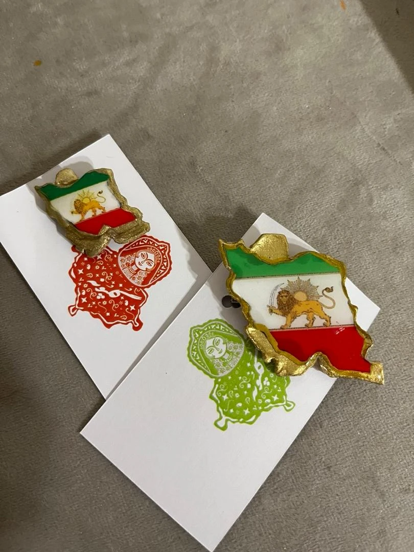 بج سینه شیروخورشید با پرچم ایران, ما گالری بج سینه شیروخورشید با پرچم ایران - Image 2