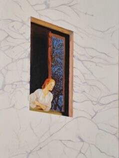 تابلو نقاشی پنجره