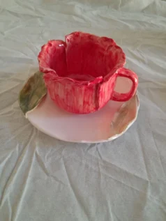 فنجان سرامیکی گل لاله