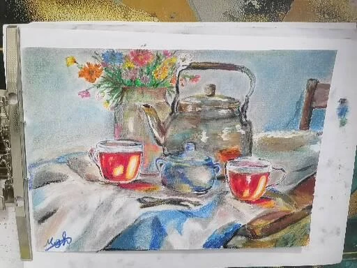 تابلو نقاشی عطر چای, ما گالری تابلو نقاشی عطر چای - تصویر 3