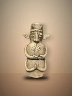 گلدان تک نسخه سفالی