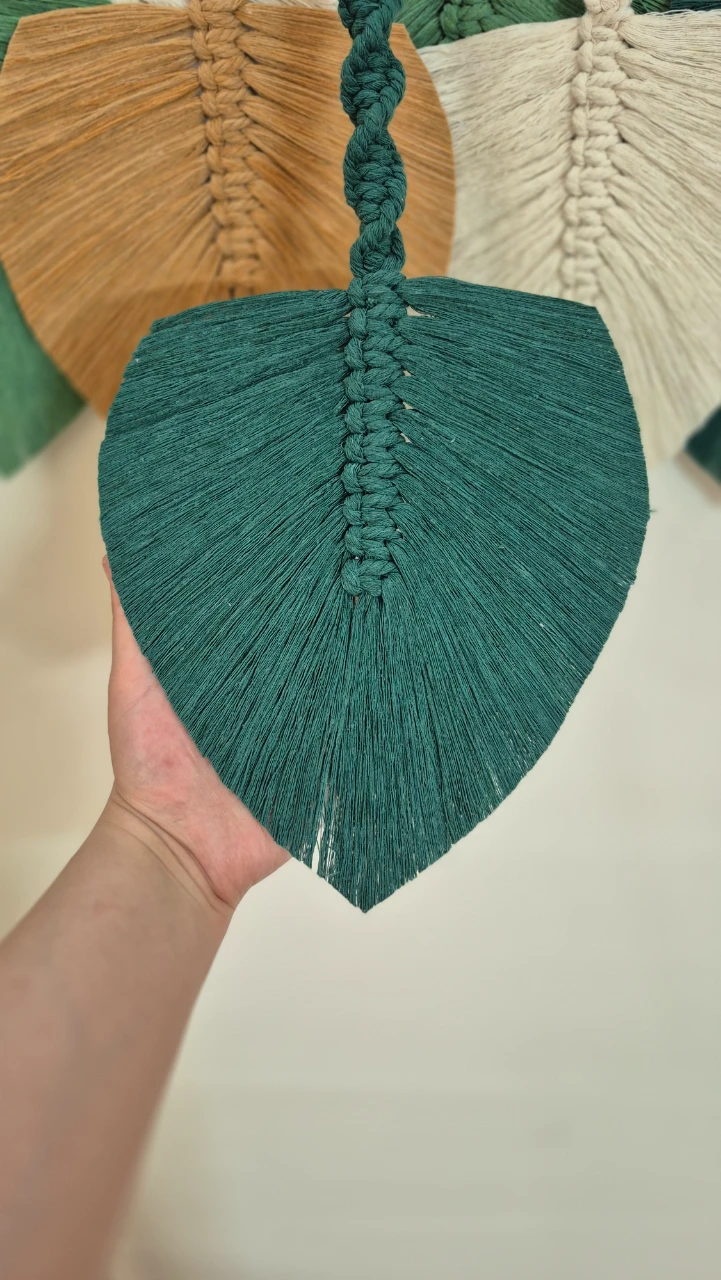 دیوارکوب برگ مکرومه مدل پیچ, ما گالری دیوارکوب برگ مکرومه مدل پیچ - تصویر 4
