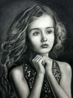 تابلو نقاشی دخترم