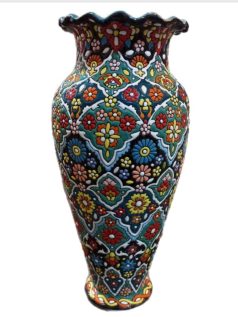 گلدان مینا کاری