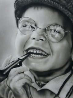 تابلو لبخند پسر