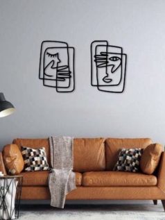 دیوارکوب فلزی مینیمال