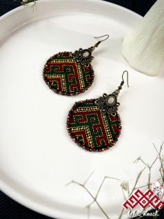 گوشواره سوزن دوزی بلوچی آذین