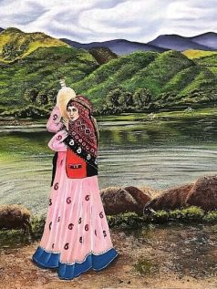 تابلو رنگ روغن عشایر