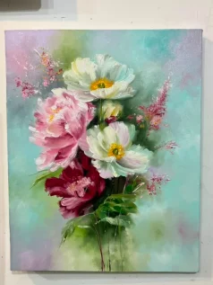تابلو گلدان ابرنگی