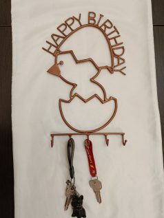 جاکلیدی دیوارکوبHappy Birthday